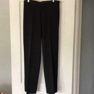 Rafaela straight leg, black dress casual pants. Size 10 P. Preowned.